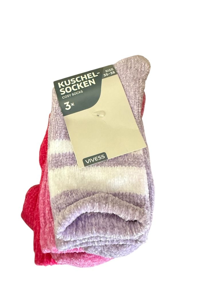 VIVESS Kuschelsocken Unisex 3er Pack