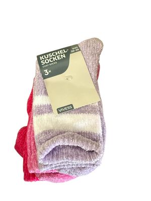 VIVESS Kuschelsocken Unisex 3er Pack