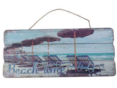 CHAMP Deko-Schild Beach time