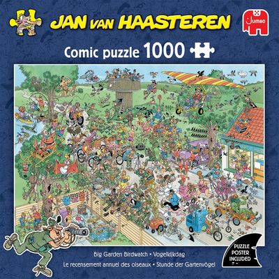 Jumbo Puzzle &quot;Stunde der Gartenvögel&quot; 1000 Teile