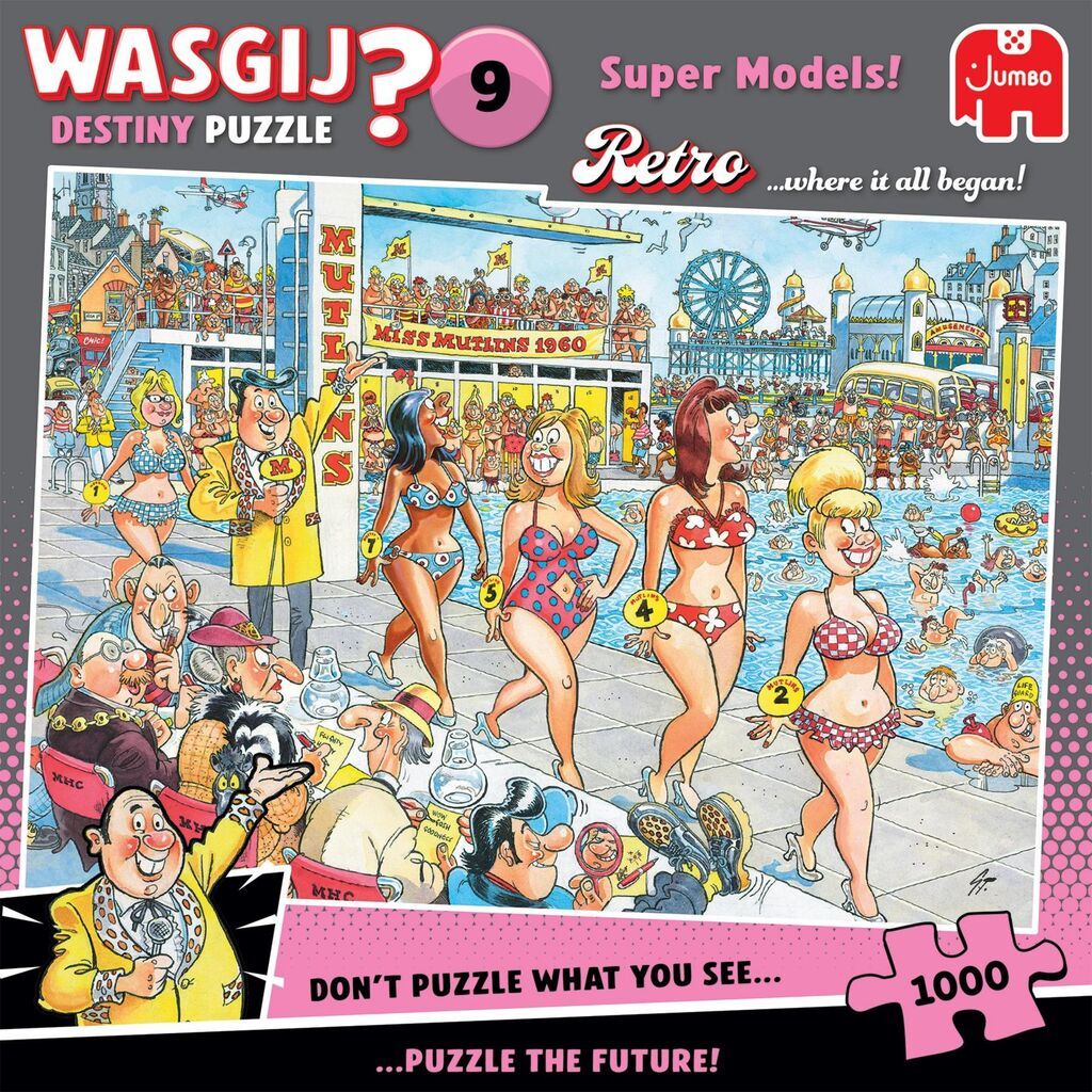 Jumbo Puzzle &quot;Super Models&quot; 1000 Teile