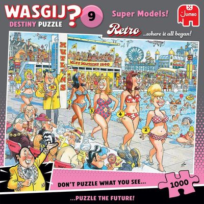 Jumbo Puzzle &quot;Super Models&quot; 1000 Teile