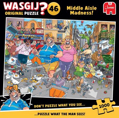 Jumbo Puzzle &quot;Einkauf-Wahnsinn&quot; 1000 Teile 