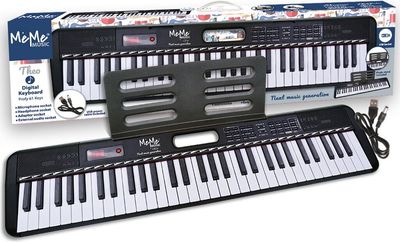MeMe Music Digital Keyboard Profy 61 Keys Theo