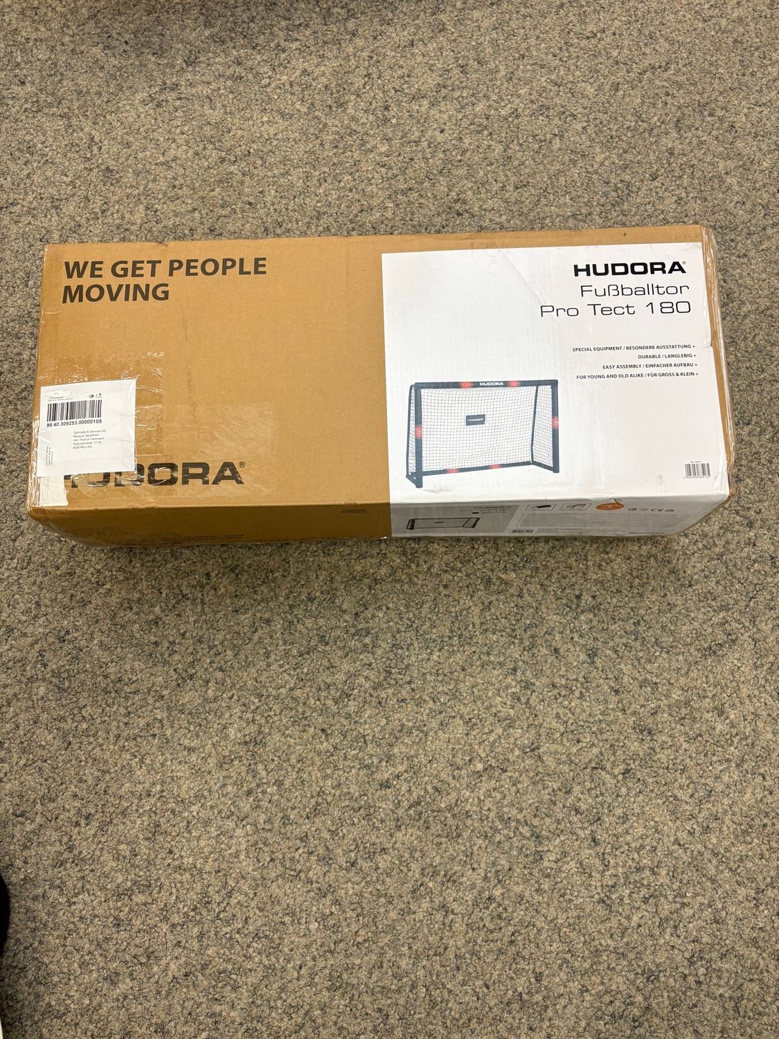 Hudora Fussballtor Pro Tect 180