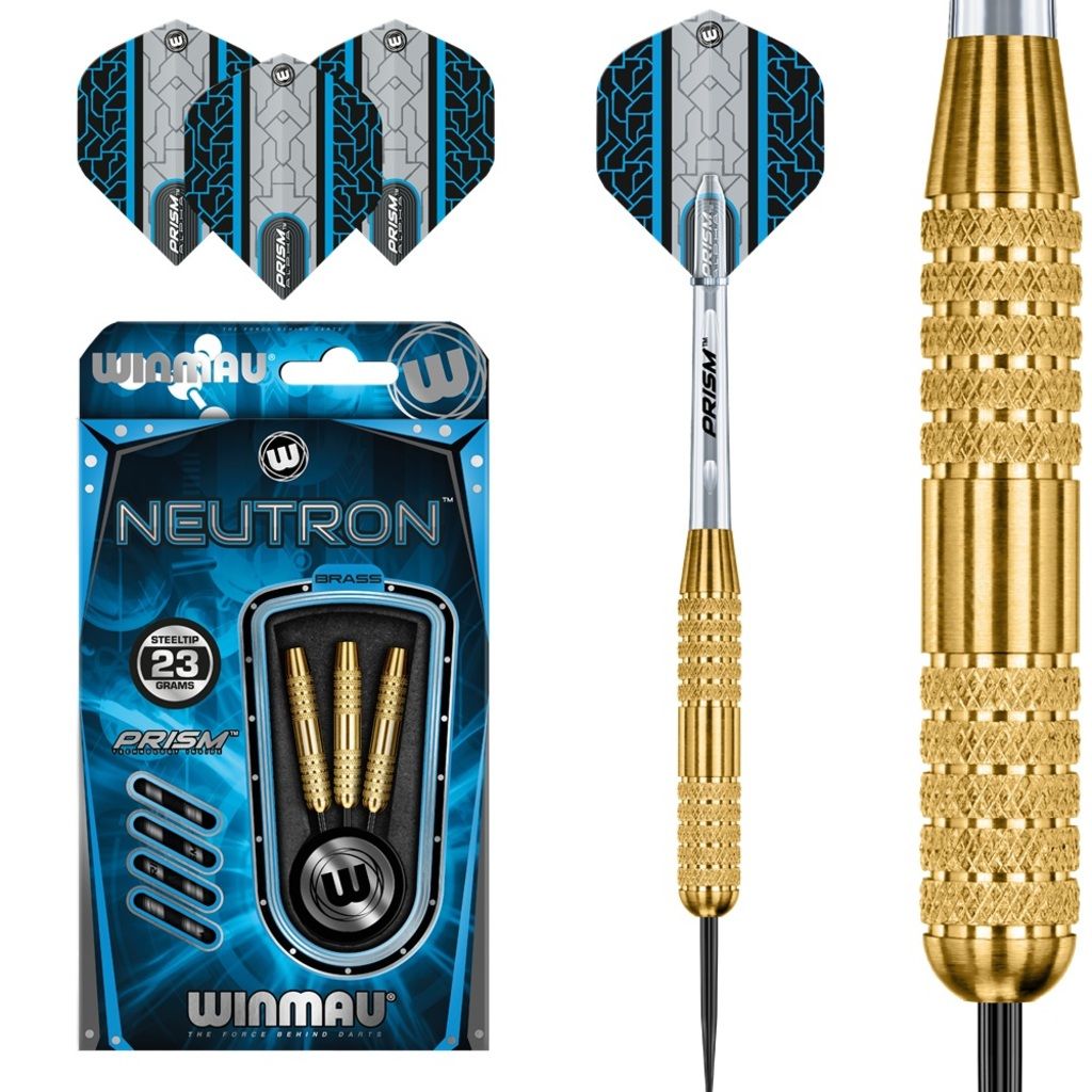 Winmau Neutron Brass Steel Dartpfeile 23G