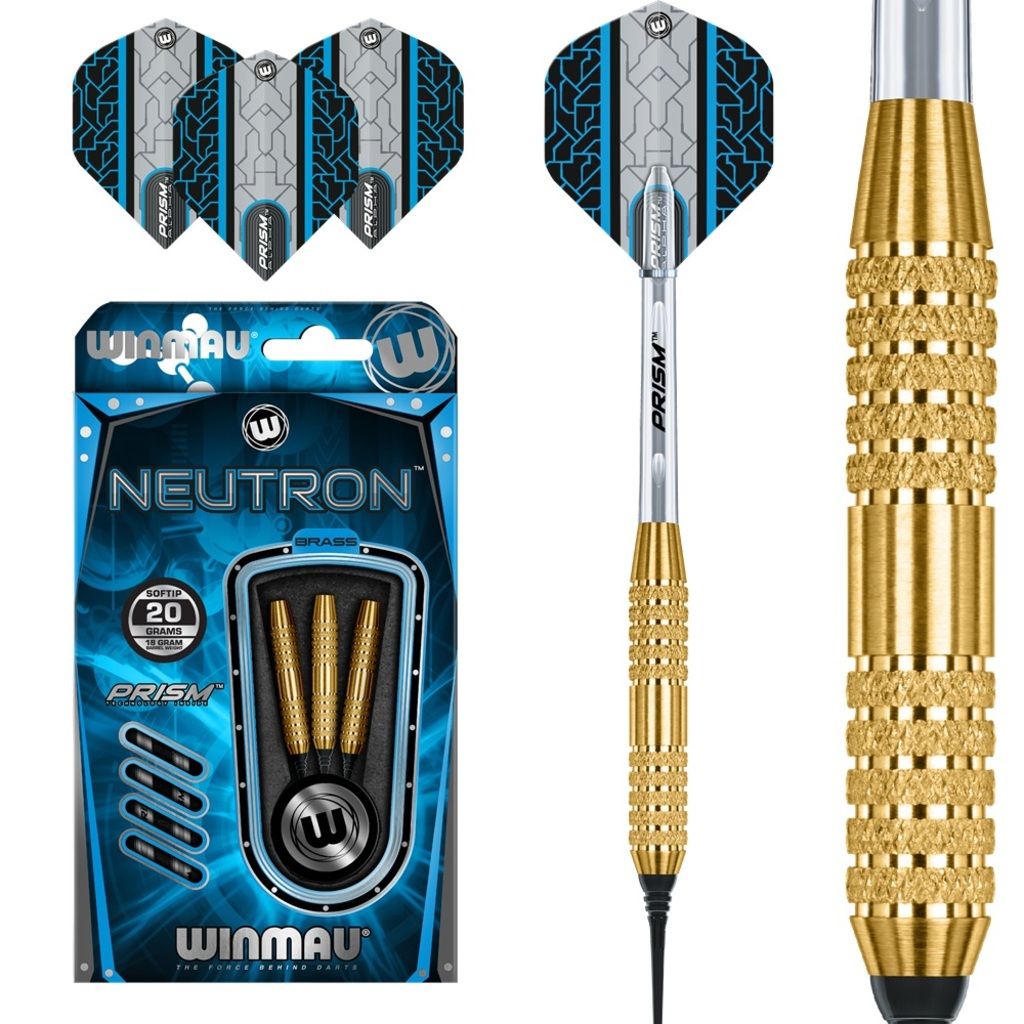 Winmau Neutron Brass Soft Tip Dartpfeile 20G