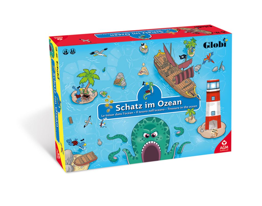Globi Brettspiel – Schatz im Ozean