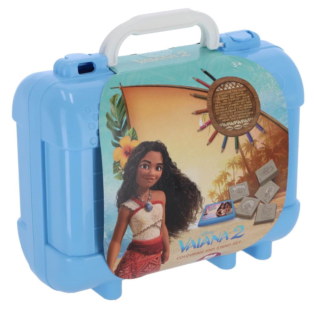 Disney Farbstempelkasten-Set Vaiana 21-Teilig