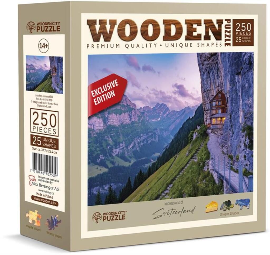 Wooden City Holzpuzzle &quot;Aescher&quot; 250 Teile