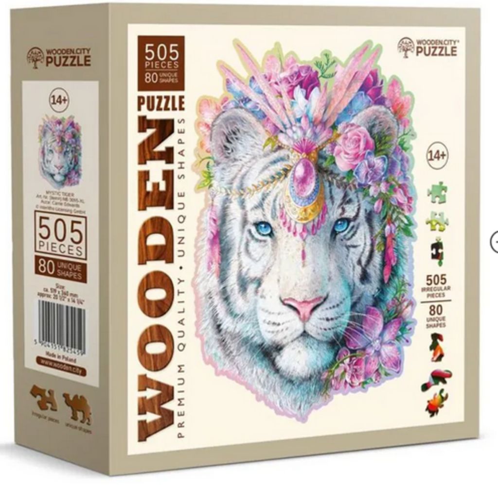 Wooden City Puzzle &quot;Mystic Tiger&quot; 505 Teile