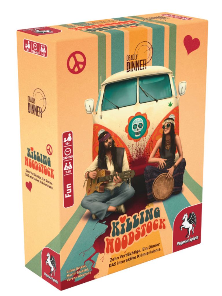 Pegasus Spiele Deadly Dinner - Killing Woodstock