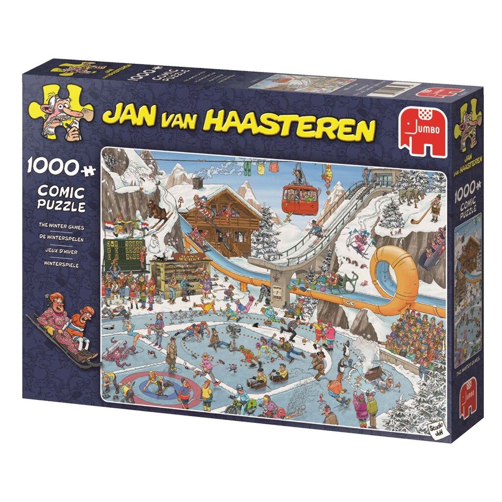 Jumbo Puzzle Jan van Haasteren &quot;The Winter Games&quot; 1000 Teile