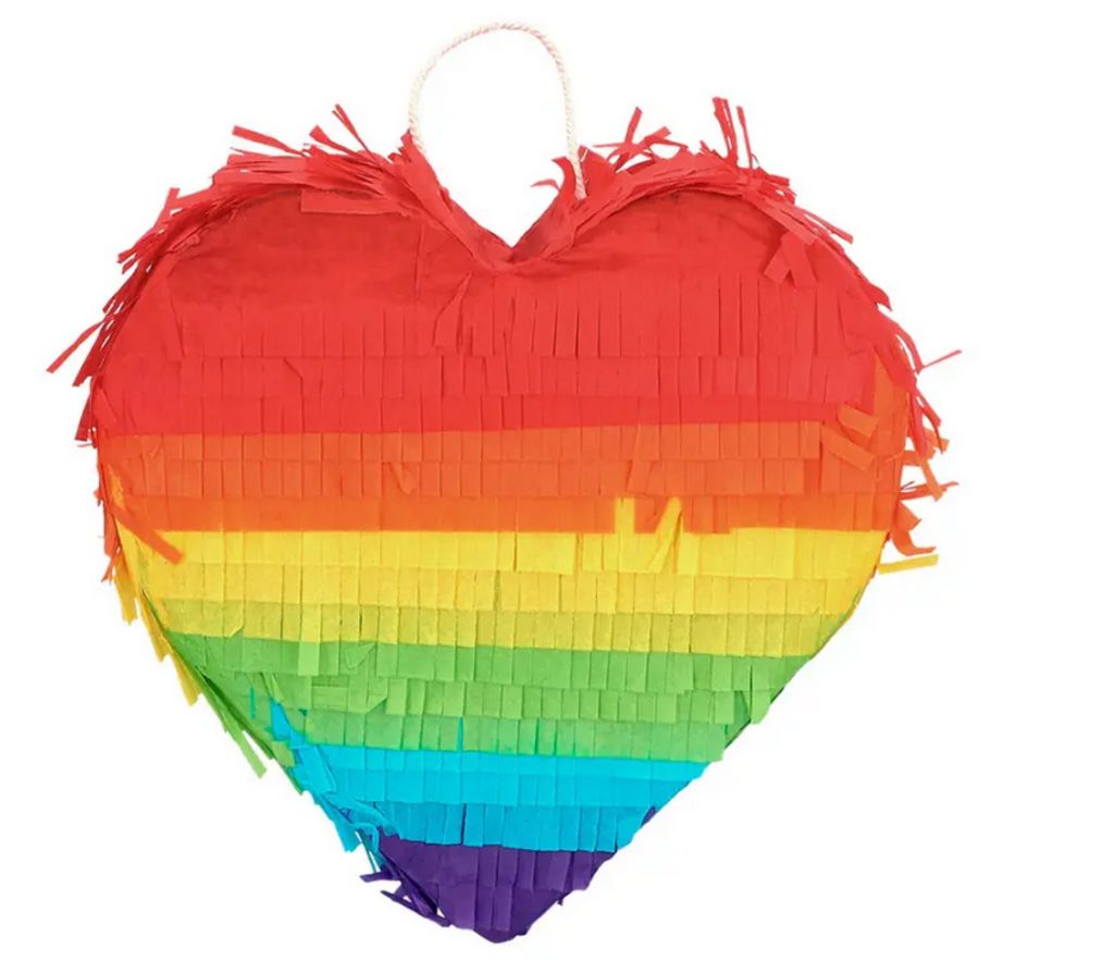 Boland Piñata &quot;Regenbogen-Herz&quot;
