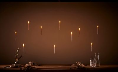 CHAMP Schwebende LED Stabkerzen 10-er Set