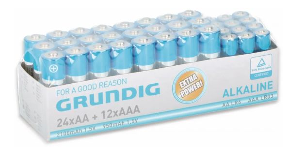 Grundig Alkaline-Batterien-Set 