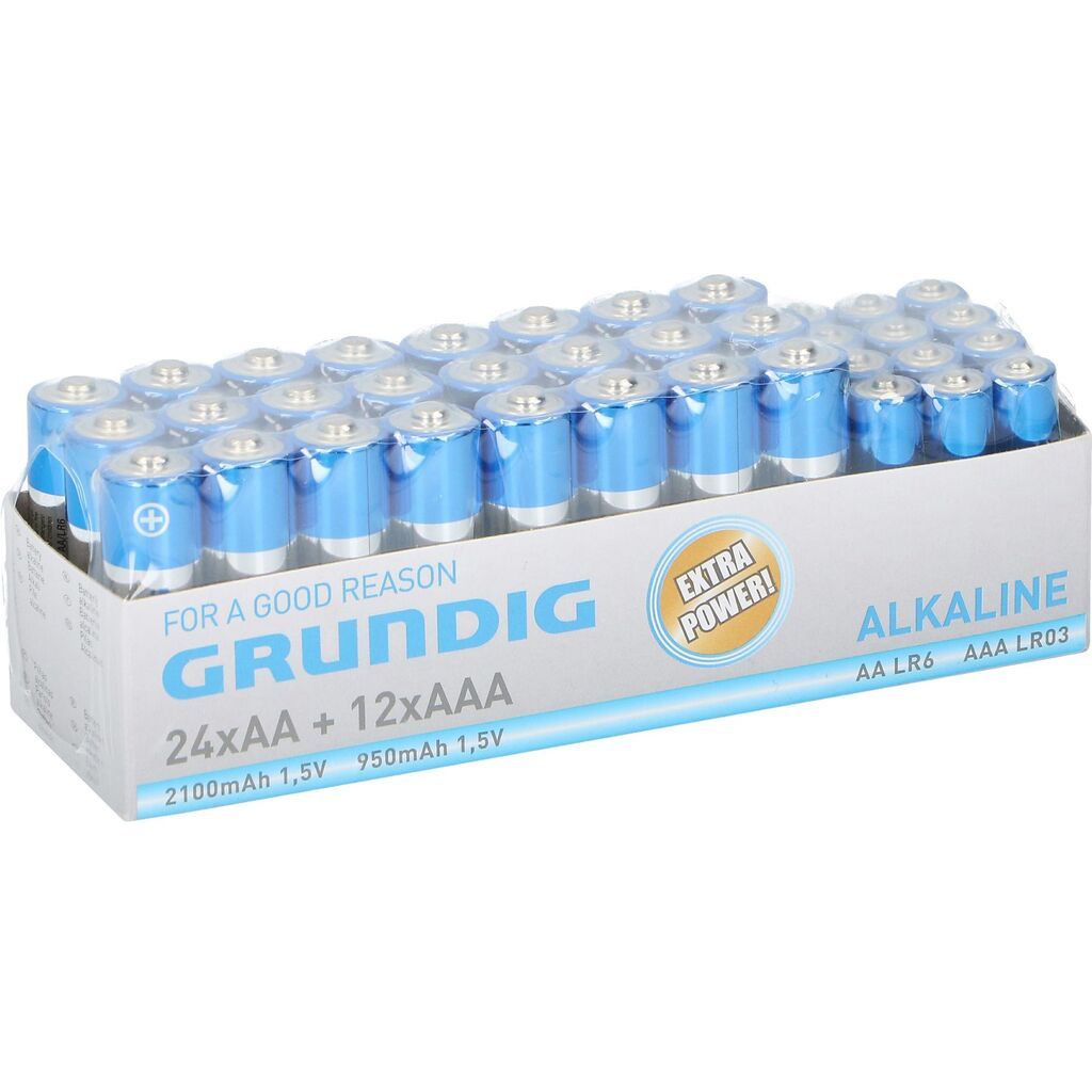 Grundig Alkaline-Batterien-Set 