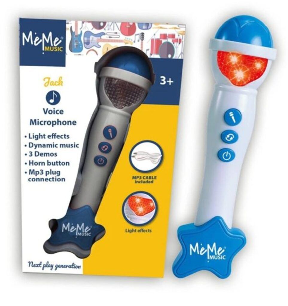 MeMe Music Kinder-Mikrofon mit Licht und Sound