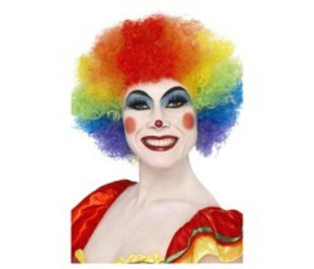 Smiffys Crazy Clown Perücke 