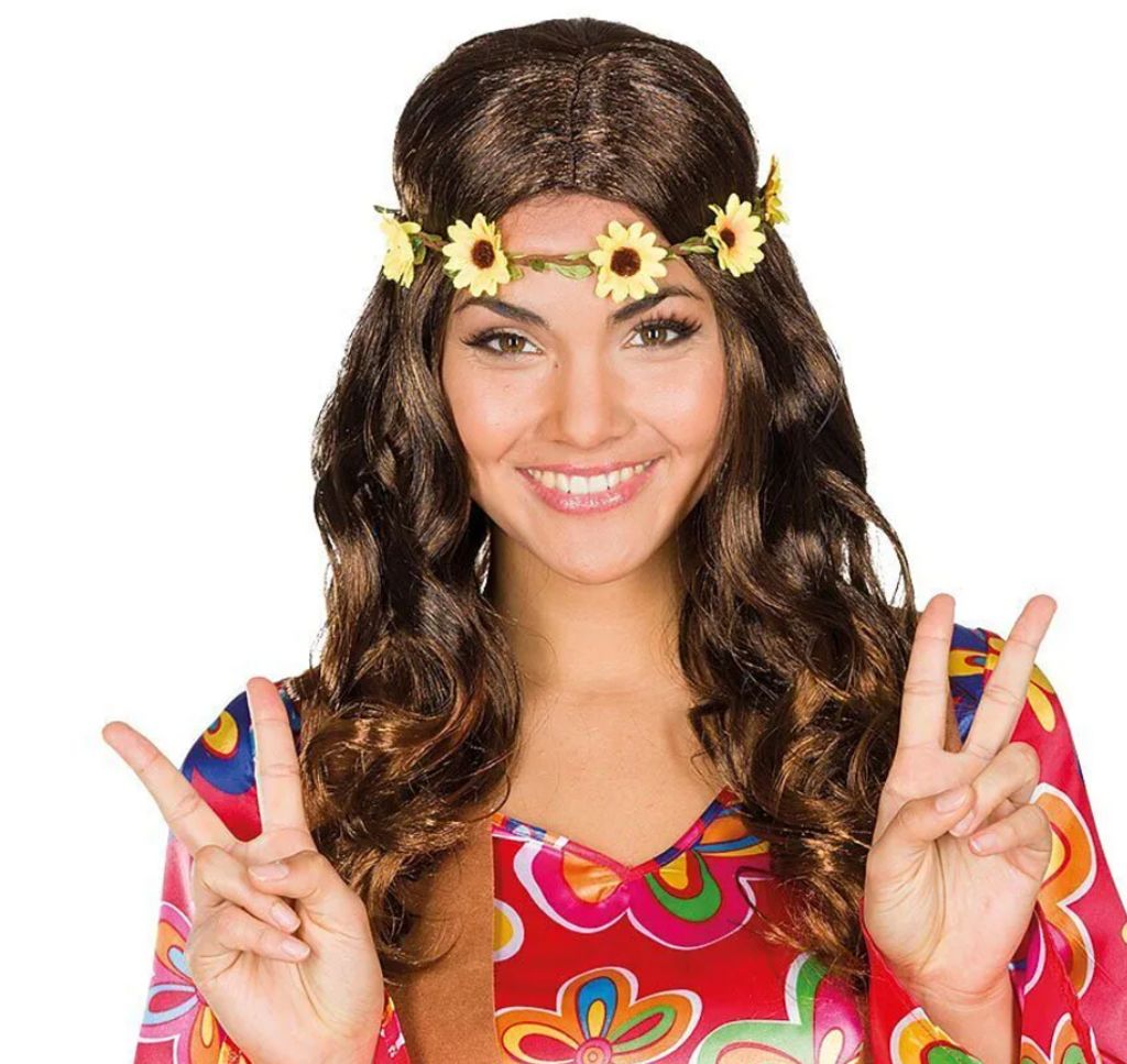 Party People Flower Power Perücke