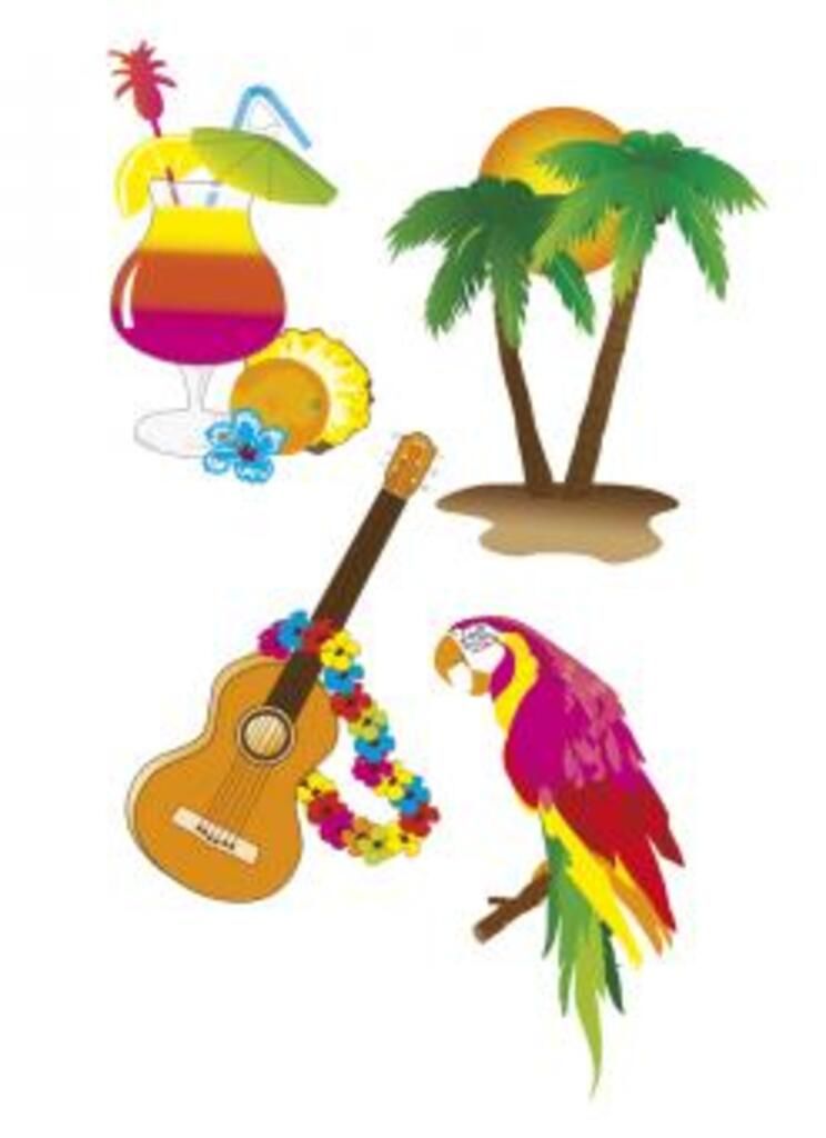 Boland Hawaii-Dekorationen