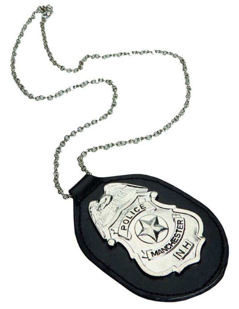 Rubies Polizei-Dienstmarke an Kette 