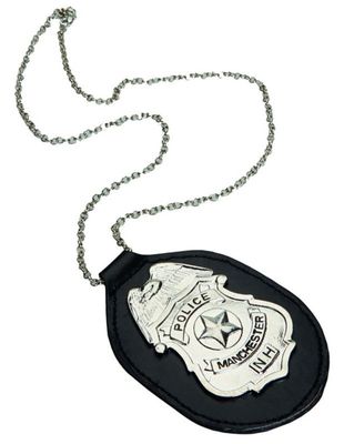Rubies Polizei-Dienstmarke an Kette 