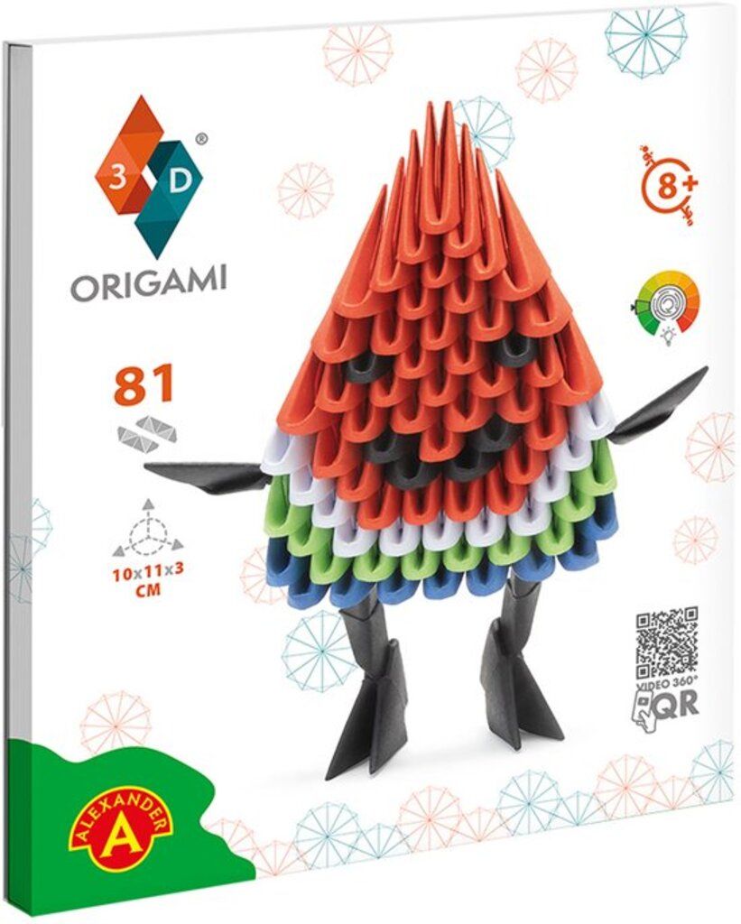Alexander Origami 3D Bastelset &quot;Wassermelone&quot;