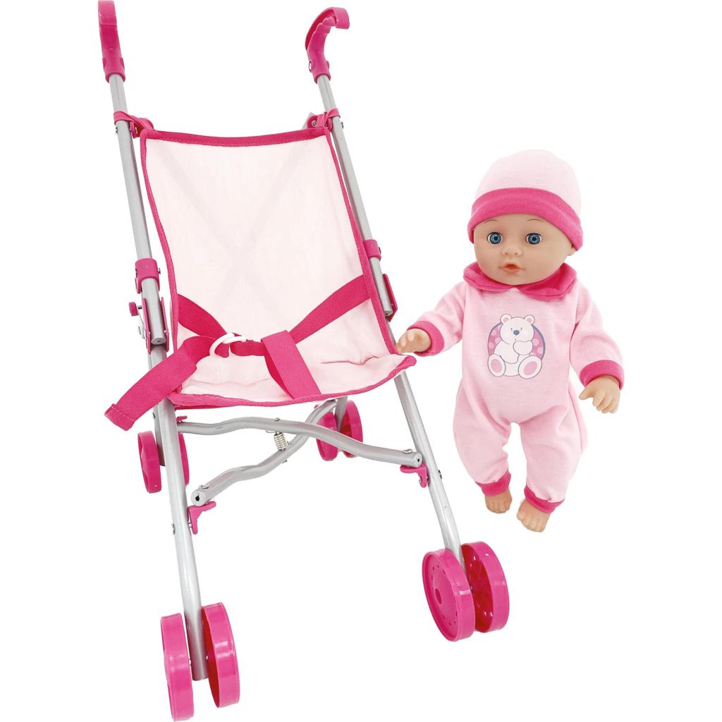 Dimian Puppe mit Buggy