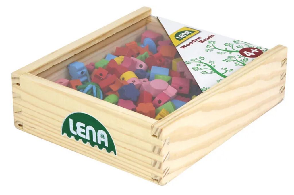 LENA Holzperlen-Set