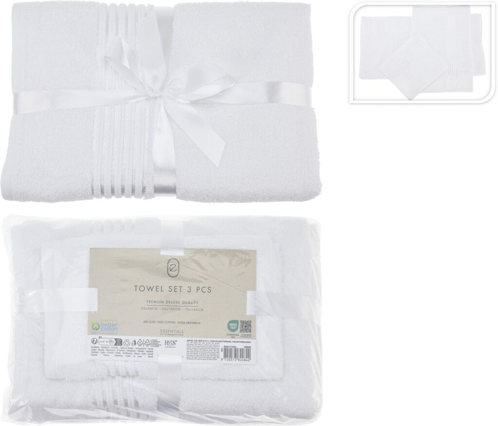 CHAMP Handtuch-Set 3-teiliges 