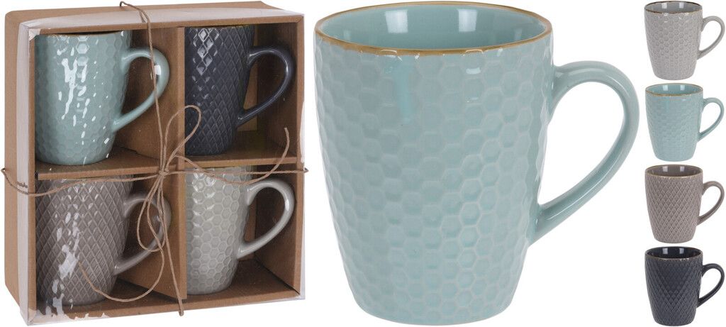 CHAMP Tassen-Set 4teilig
