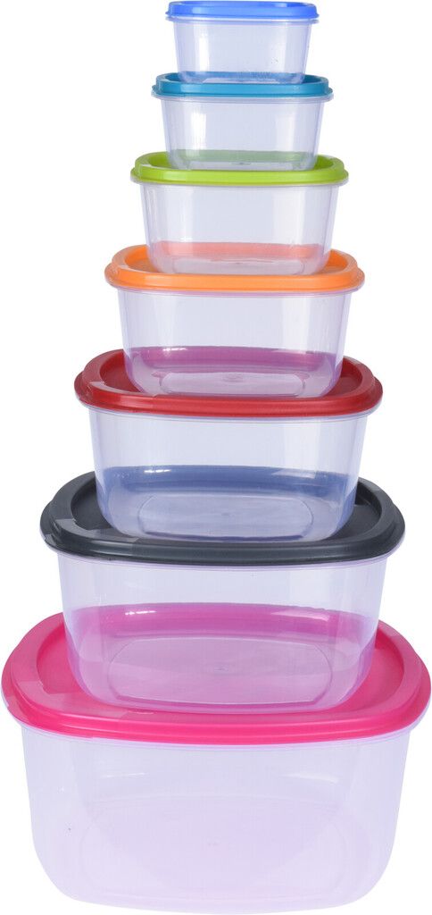 Excellent Houseware Aufbewahrungsboxen-Set 7-teilig