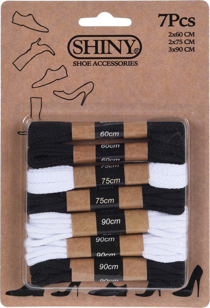 CHAMP Schnürsenkel-Set à 7 Stk.