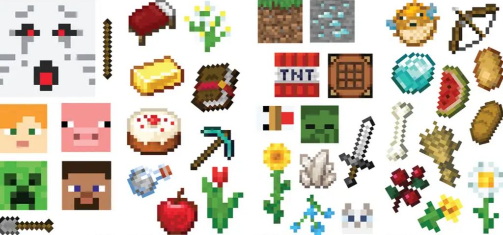 HCM Kinzel Wandsticker für Kinder &quot;Minecraft&quot;