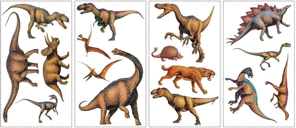 HCM Kinzel Wandsticker für Kinder &quot;Dinosaurier&quot;