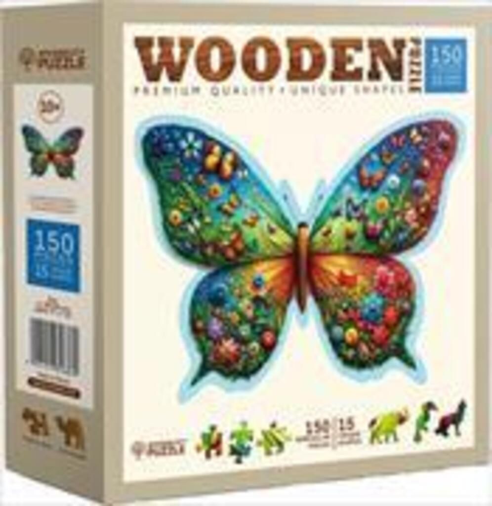 Wooden City Wooden City Holzpuzzle &quot;Schmetterling&quot;