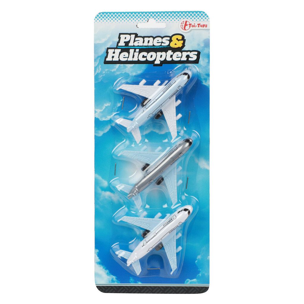 TOITOYS Airbus Flugzeuge (3er-Set)