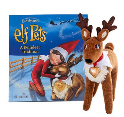 Elfontheshelf Rentier mit Bilderbuch