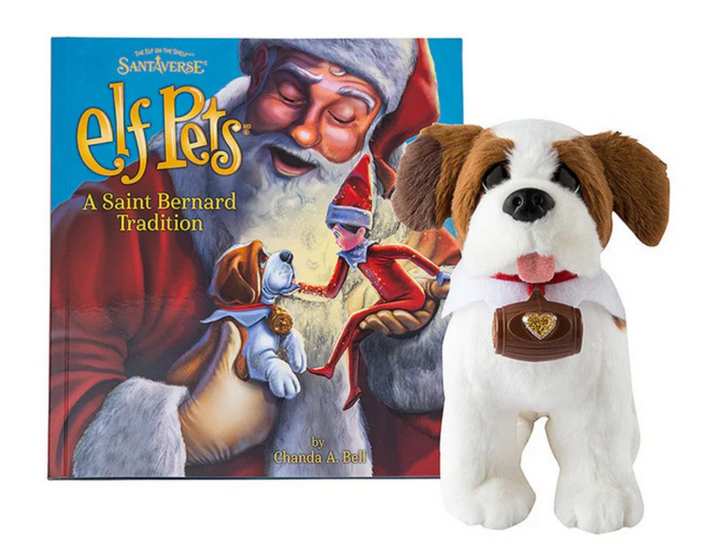 Elfontheshelf Bernhardiner mit Buch