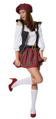 Dress for fun Kostüm „Schotten-Girl“