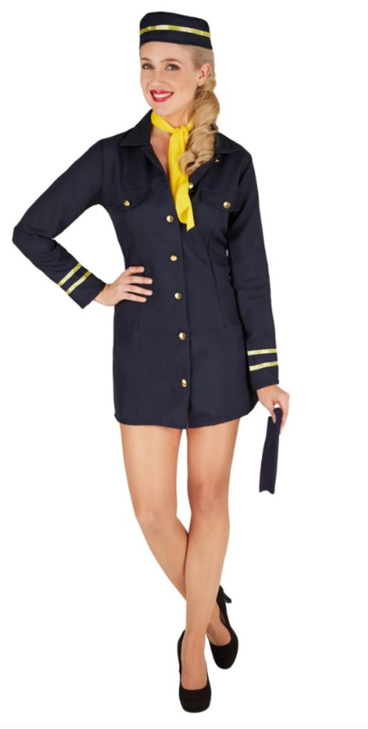 Dress for fun Kostüm „Stewardess“ – elegant &amp; charmant