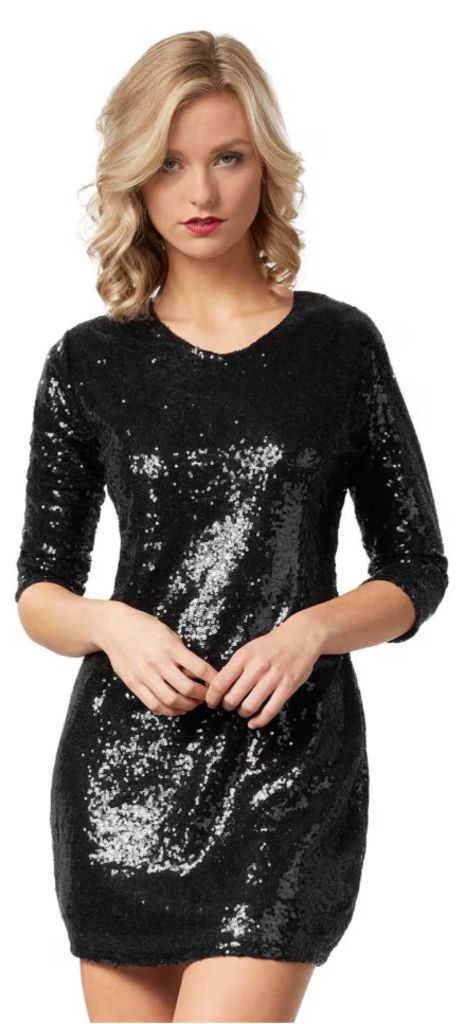Dress for fun Damen-Paillettenkleid