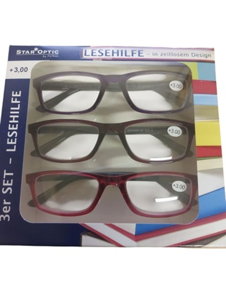 Staroptic Lesebrille 3-er Pack