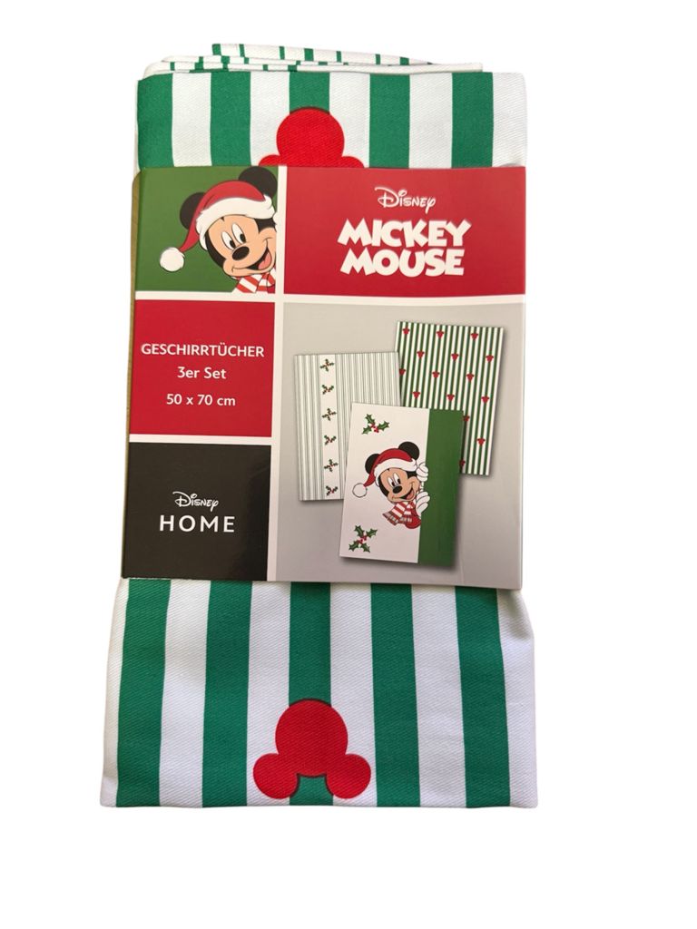 Disney Geschirrtücher &quot;Micky Mouse&quot; 3-er Set