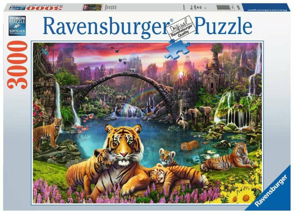 Ravensburger Puzzle Tiger in paradiesischer Lagune 3000 Teile