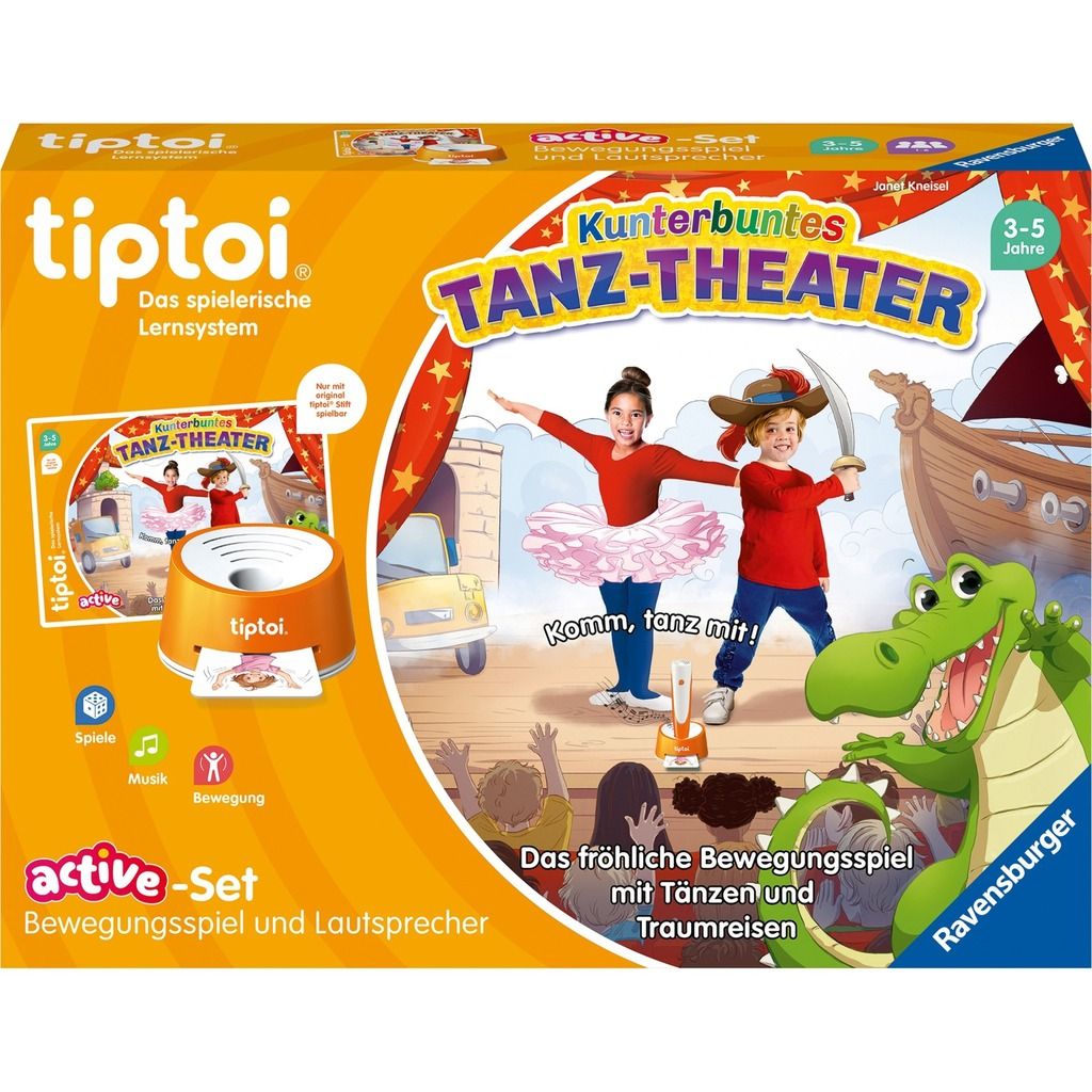 Ravensburger tiptoi® ACTIVE Set &quot;Kunterbuntes Tanz-Theater&quot;