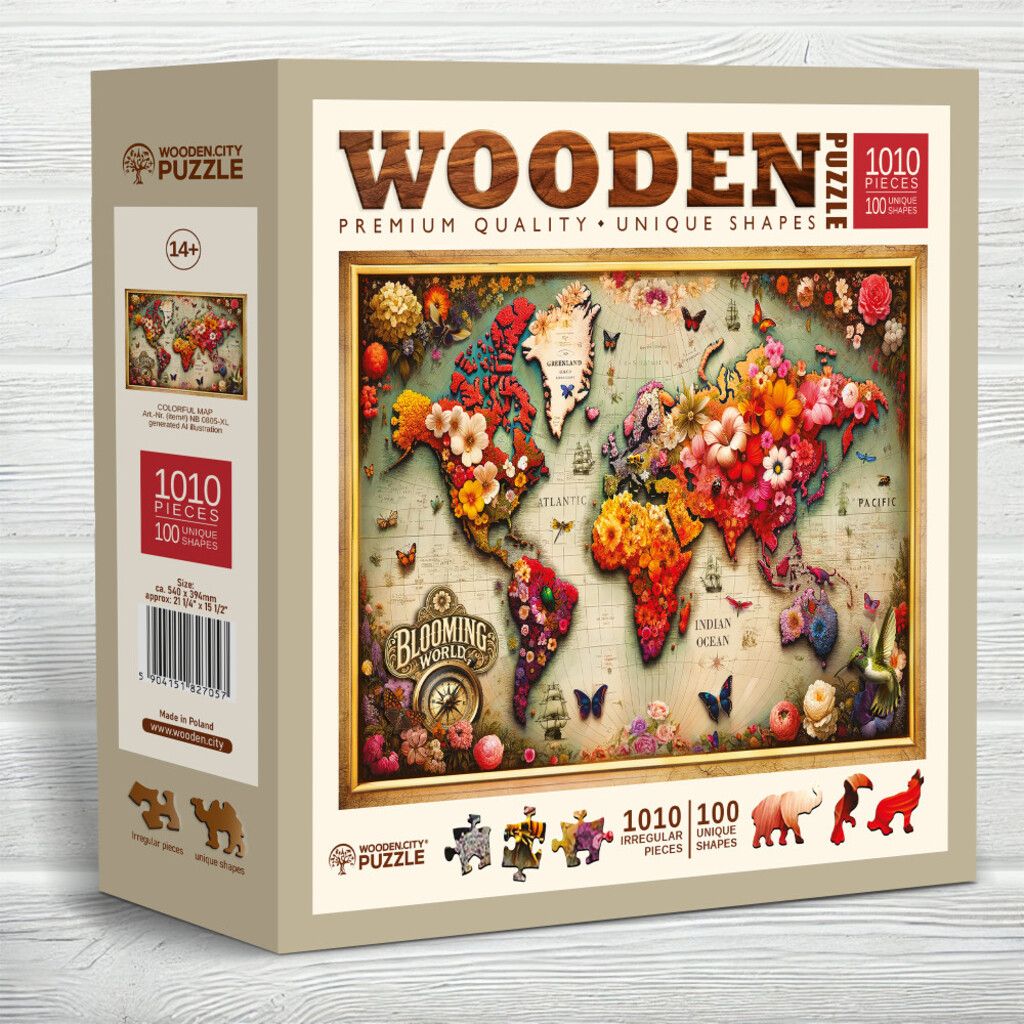 Wooden City Holzpuzzle 1000 Teile