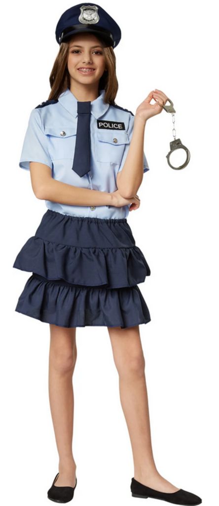 Dress for fun Mädchenkostüm Police Girl 