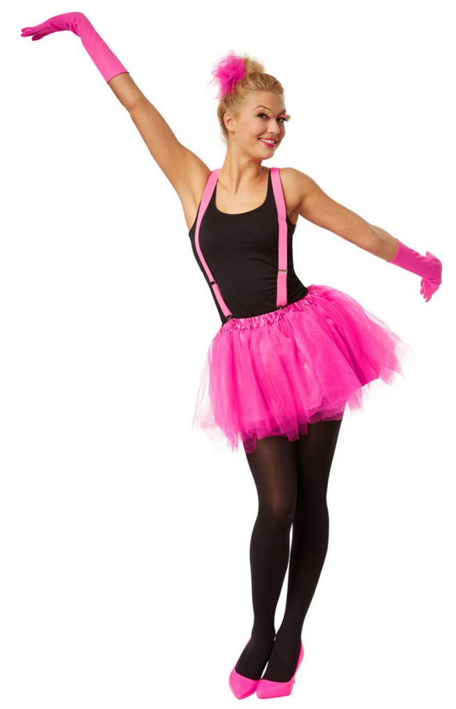 Dress for fun Tüllrock mit Hosenträgern